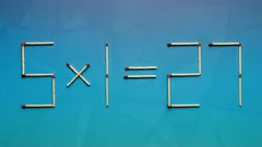 Stačí přesunout jen 2 zápalky, abyste získali správnou odpověď: hádanka pro génie