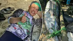 Velikost člověka: rybář ulovil velký 63kilogramový úlovek